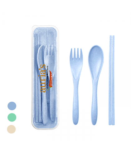 ECO Wheat 3-in-1 Cutlery Set