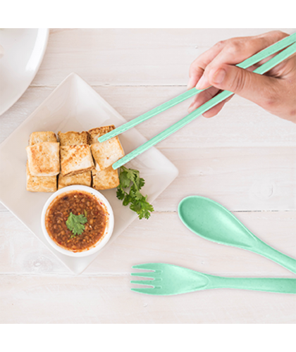 ECO Wheat 3-in-1 Cutlery Set