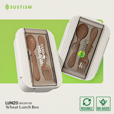 LUNZO Wheat Lunch Box 1200ml