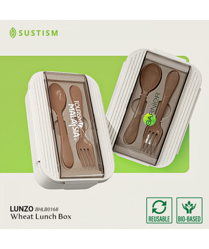 LUNZO Wheat Lunch Box 1200ml