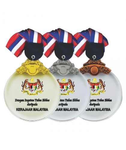 Fusion Metal Crystal Medal