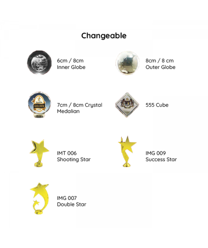 Exclusive Metal Crystal Award