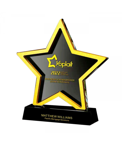 Exclusive Metal Crystal Award