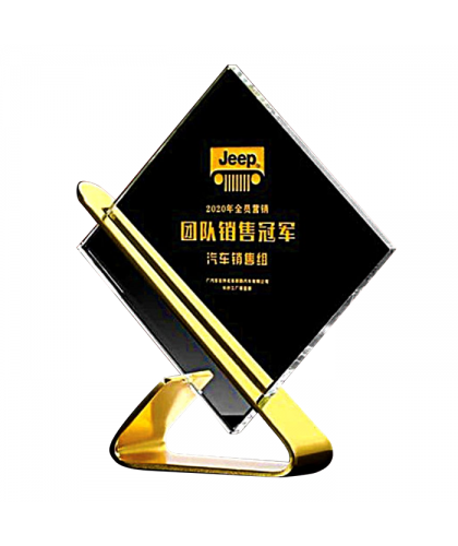 Exclusive Metal Crystal Award