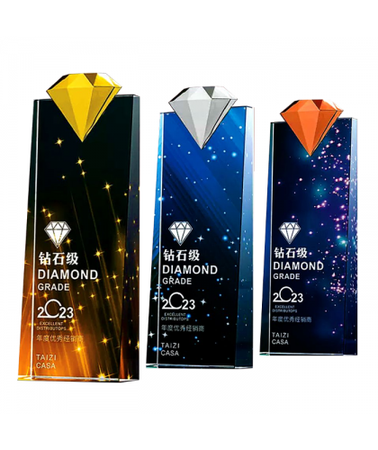 Exclusive Metal Crystal Award