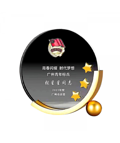 Exclusive Metal Crystal Award