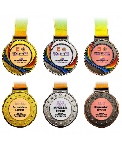 Unique 3D Raised Up Medal