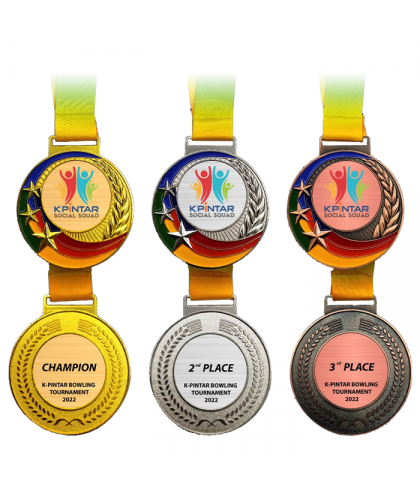 Unique 3D Raised Up Medal
