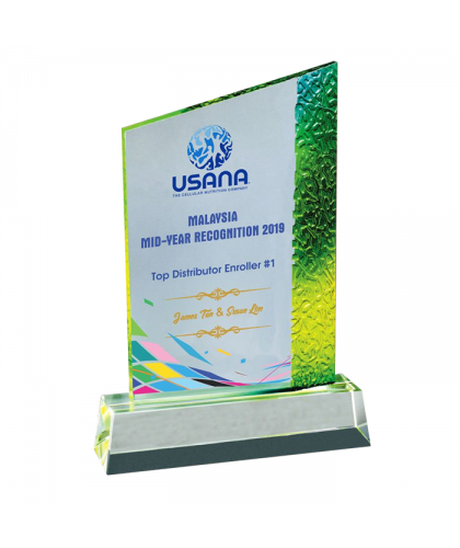 Exclusive Special Die Cut Crystal Plaque