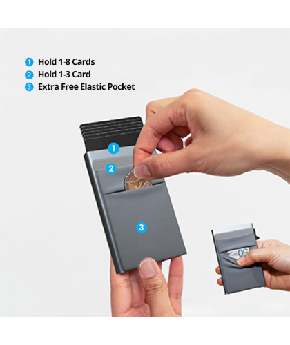 SIVA - RFID Block Card Holder with Sleeve