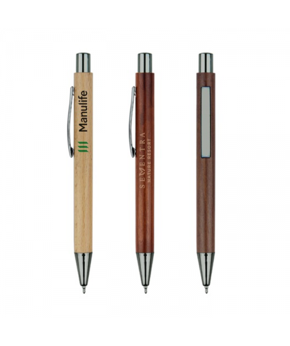 SILVERLEAF - Wood Ball Gel Pen
