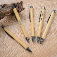 LANEY Bamboo Press Action Ball Pen