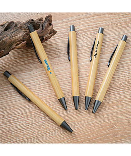 LANEY Bamboo Press Action Ball Pen