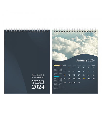 Cloudy Sky - 2024 Calendar