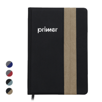 DOUBLE PU Hard Case A5 Notebook with Compartment