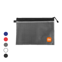 Frosted PVC Pouch with Net Divider – A5 Size