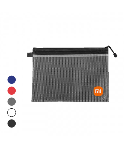 Frosted PVC Pouch with Net Divider – A5 Size