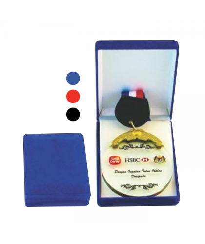 Simple Velvet Medal Box