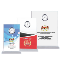 Crystal Plaque Clock