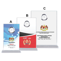 Crystal Plaque Clock