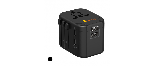 NEXUS Universal Travel Adapter with Dual Type-C + Dual USB