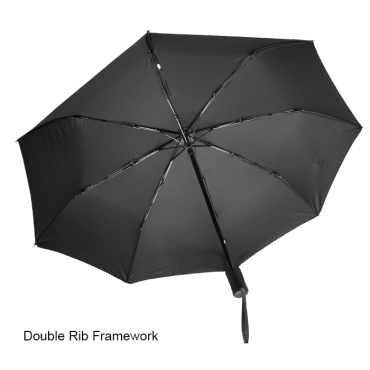 VELORA 21in UV Protection Auto Open Foldable  Double-Rib Umbrella