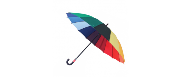12 Ribs Rainbow Umbrella