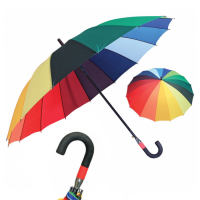 12 Ribs Rainbow Umbrella