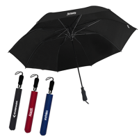 27" Auto-Open Premium Black Coated Umbrella