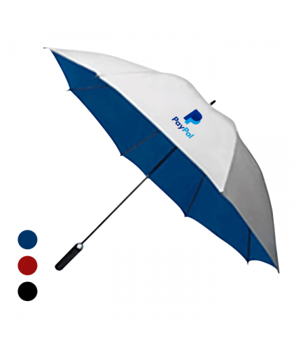 27" Auto Open Silver Coated Golf Umbrella