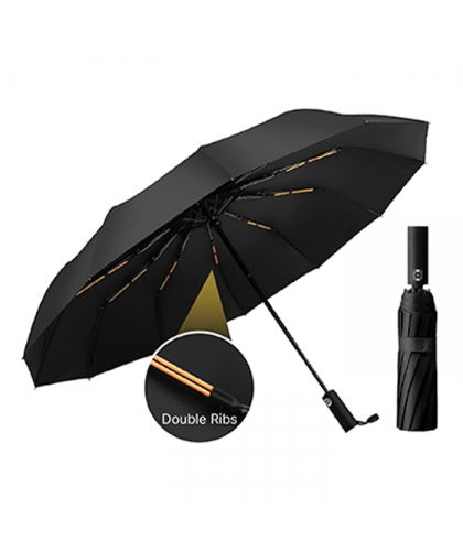 XIXILIA 23" Auto-Open 12 Panel Double Ribs Umbrella