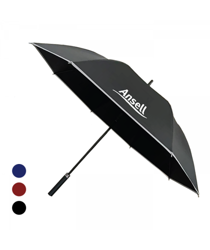 27" Auto-Open Inner Black Coated Reflective Strip Color Handle