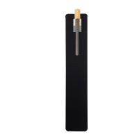 Recycled Aluminum Pen With Bamboo Plunger
