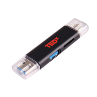 CONCARD 3 in 1 Type-C Card Reader