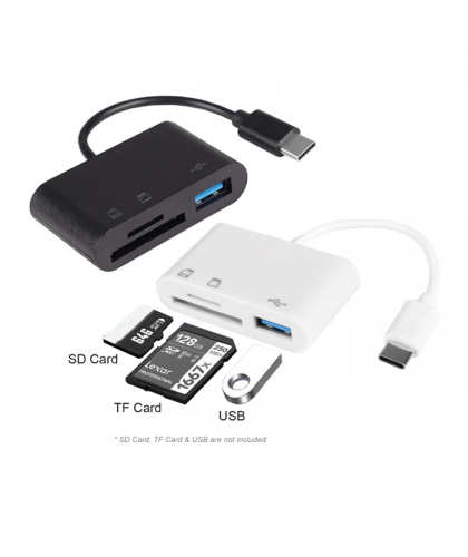 READON 3-in-1 Type-C Card Reader