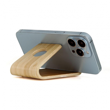 Natural Wooden Smartphone Stand