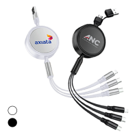 UNICORD 3-in-2 Retractable USB Fast Charging Cable